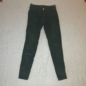 Womens American Eagle Jeans Size 2 Forrest Green Skinny Jegging Earthy Pink